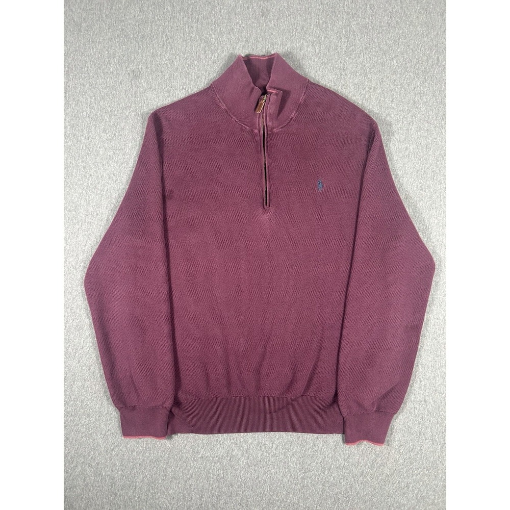 Polo Ralph Lauren Pima Cotton Quarter Zip Sweater XXL